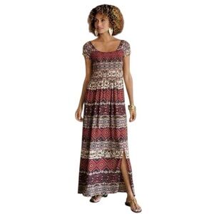 Soft Surroundings Women’s Smocked Maxi Medium